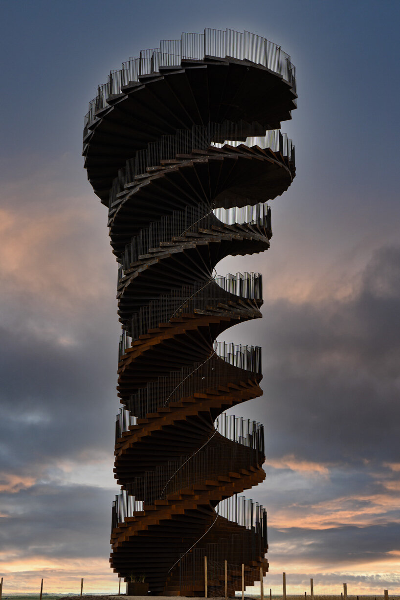 images revealed of BIG's marsk watchtower in denmark