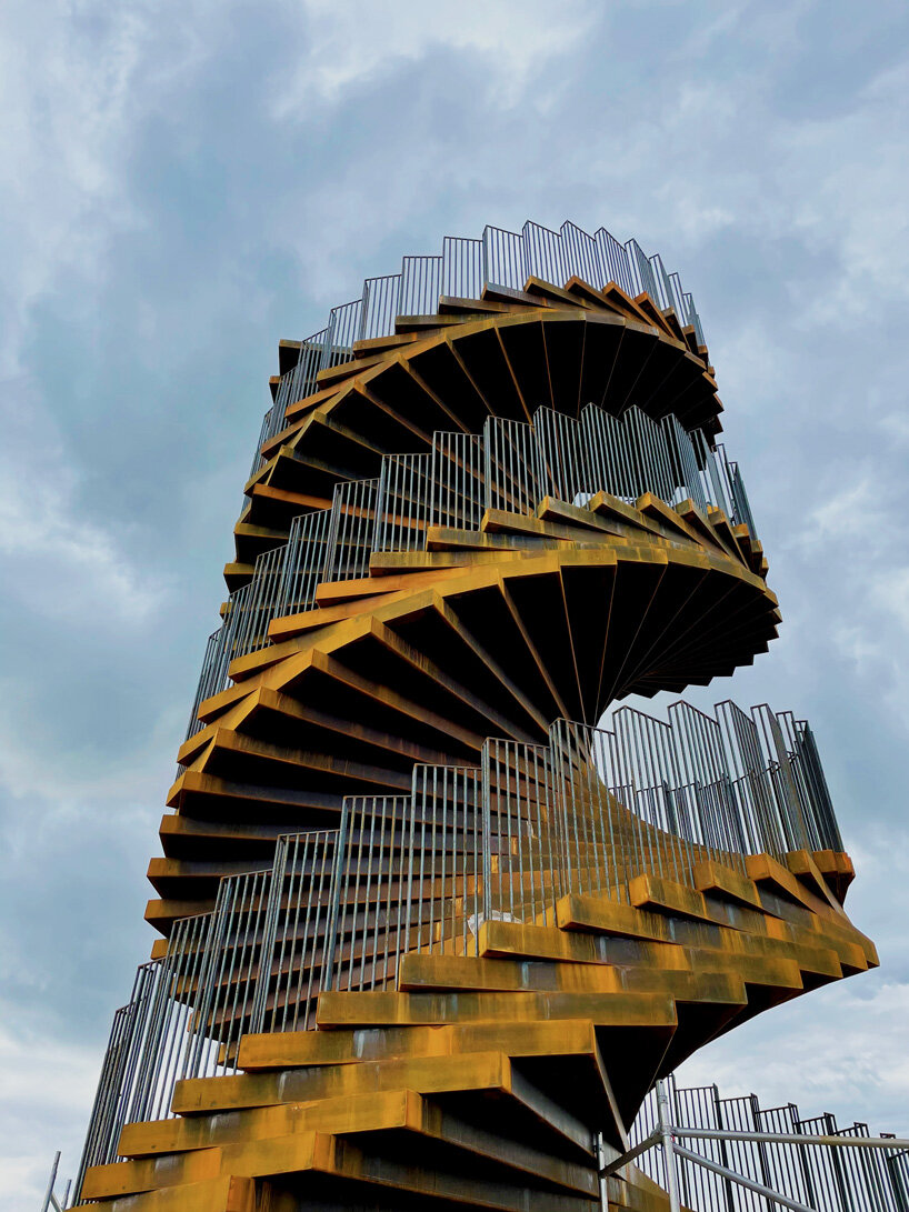 images revealed of BIG's marsk watchtower in denmark