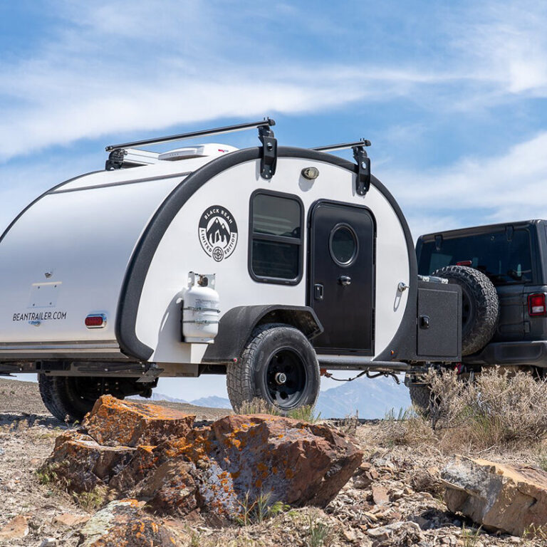 bean trailer redesigned teardrop travel trailer for comfortable off ...