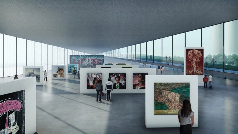 carlos moubarak memorial park beirut blast designboom