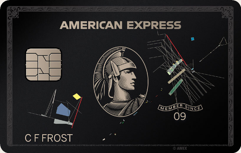 rem koolhaas adorns american express black card with original drawings