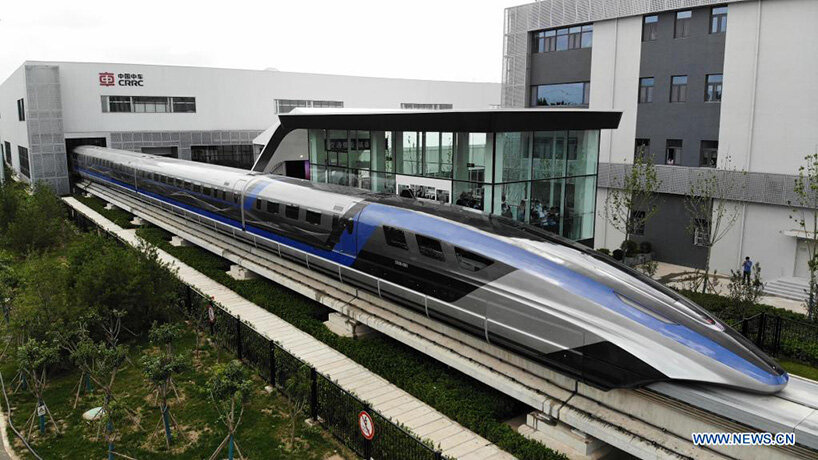 China Rolls Out World's First 600 Km/h High-speed Maglev Train