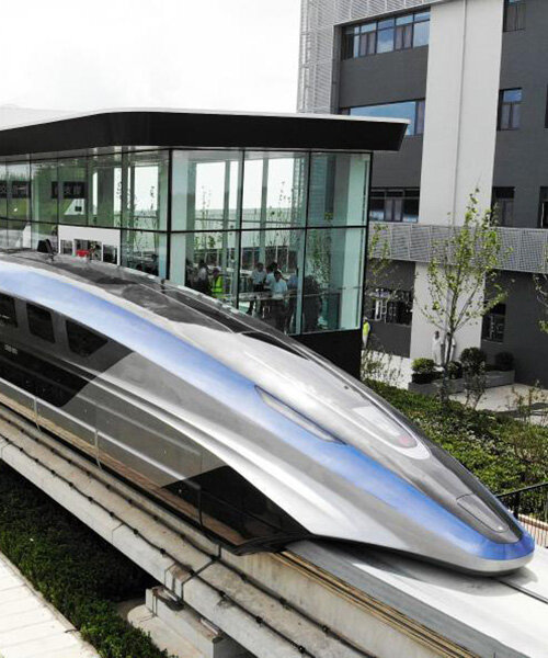 china rolls out world's first 600 km/h high-speed maglev train