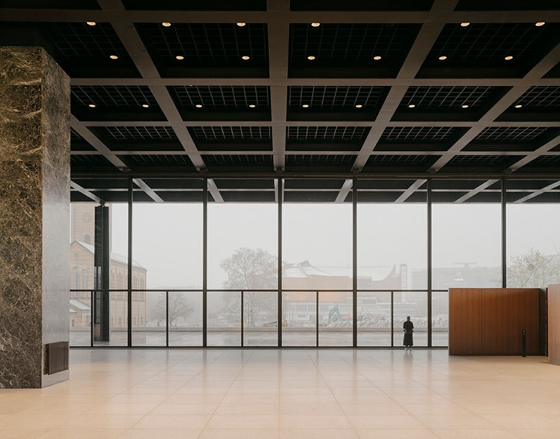 david chipperfield's refurbished neue nationalgalerie re-opens for visitors this weekend
