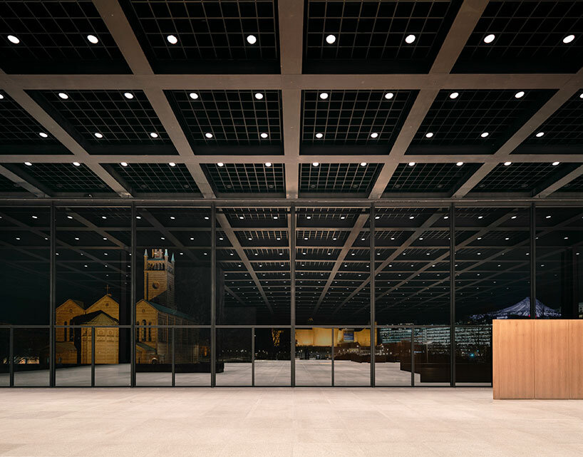 david chipperfield's refurbished neue nationalgalerie re-opens for visitors this weekend