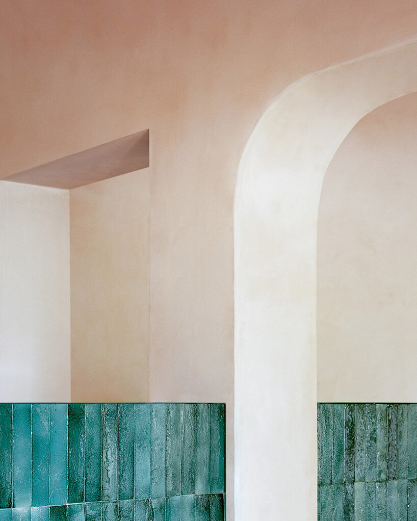 empty spaces + earthy tones give shape to 'myrto' restaurant by studio wok in porto cervo, italy