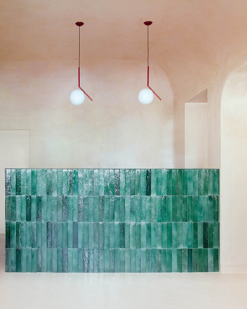 empty spaces + earthy tones give shape to 'myrto' restaurant by studio wok in porto cervo, italy