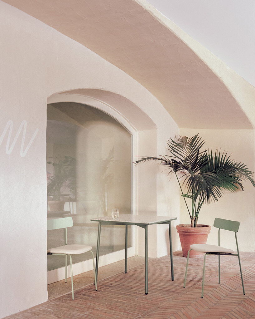 empty spaces + earthy tones give shape to 'myrto' restaurant by studio wok in porto cervo, italy