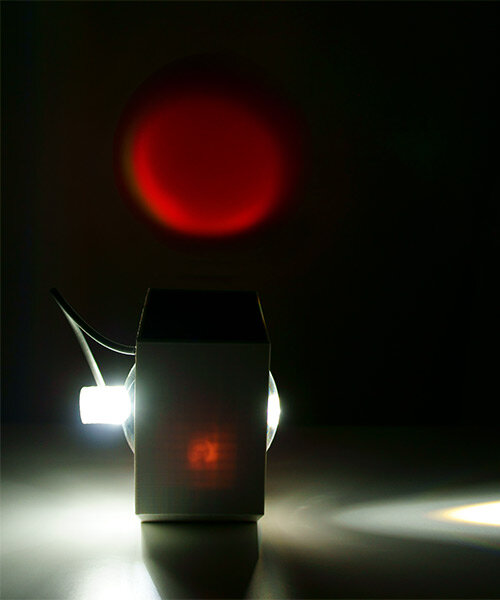 'kinichy' is a solar-powered spherical spotlight providing surprisingly strong illumination