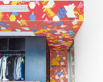 vivid colors + bold patterns take over this lively apartment in chongqing, china