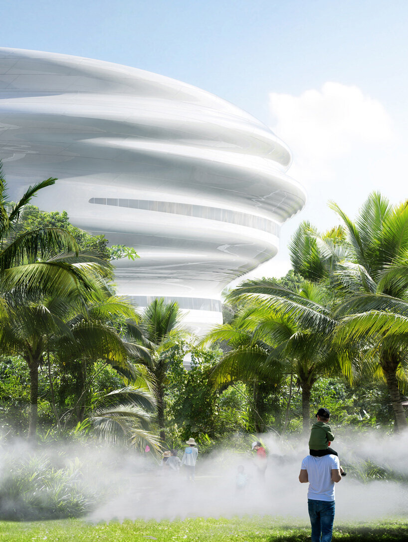 MAD shapes hainan science and technology museum 'like a cloud in dialogue with nature'