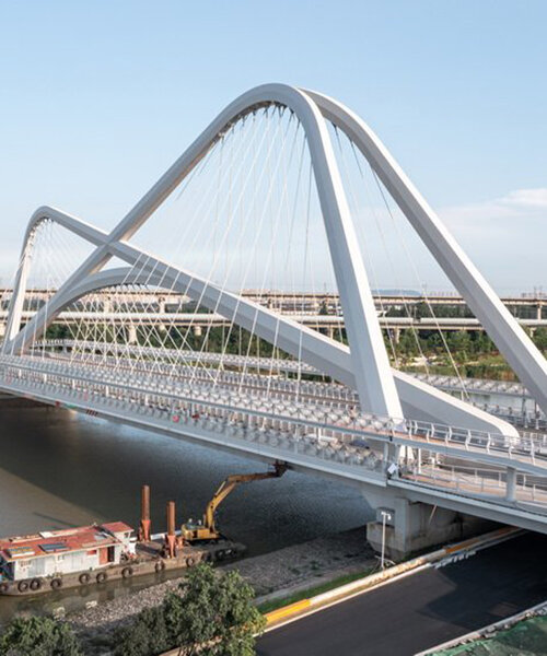 NAN architects' bridge in china opens to traffic symbolizing the four peaks gathering