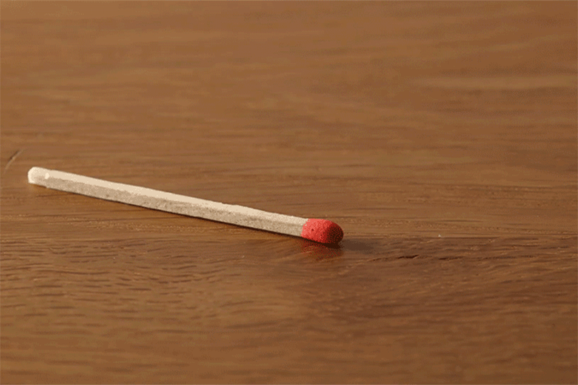 artist tomohiro okazaki sparks motion creativity with dancing matchsticks