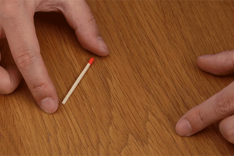 artist tomohiro okazaki sparks motion creativity with dancing matchsticks