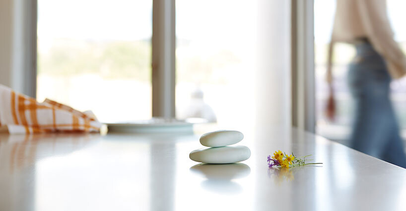 stone from ash: 'parting stone' turns cremated remains into solid pebbles