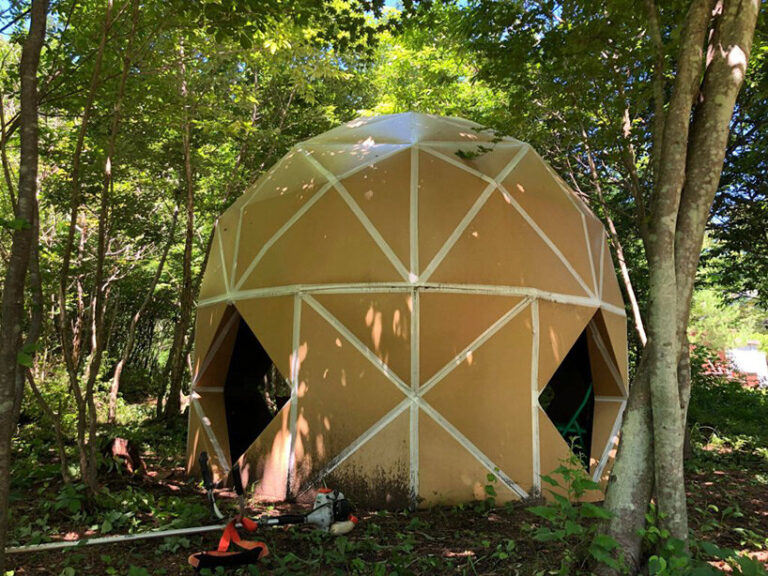 dan dan dome prefab cardboard tents provide lightweight, durable