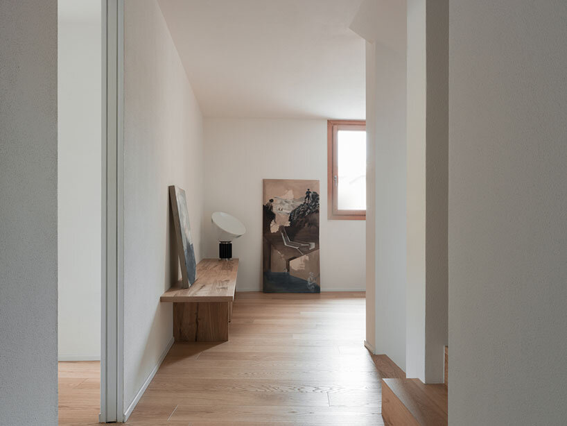rinaldo del nero preserves historic 'built to last' house with timber intervention