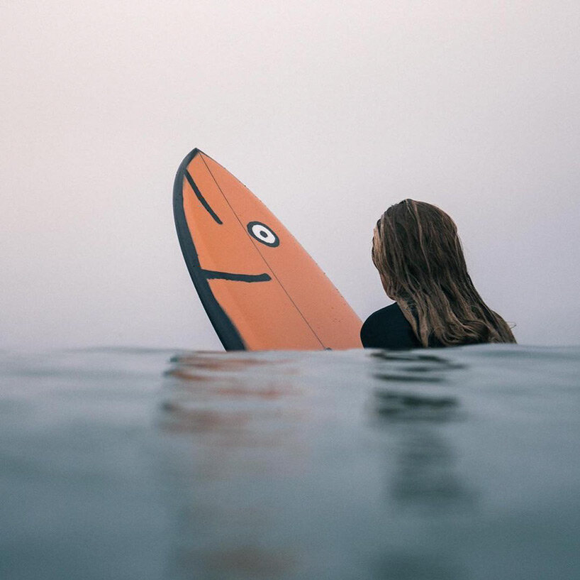 these hand-painted sea animal surfboards by jean jullien will bring out your inner child