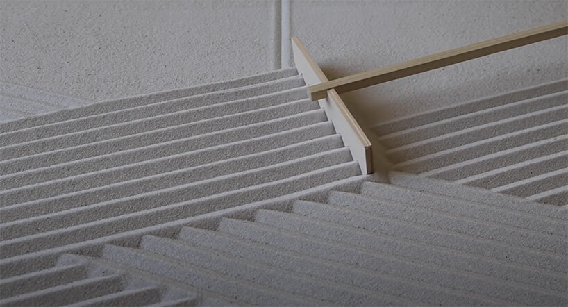 yuki kawae explores meditative patterns in zen garden series