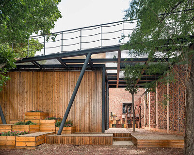 tenio works toward green self-sufficiency in rural beijing suburb with its zero house