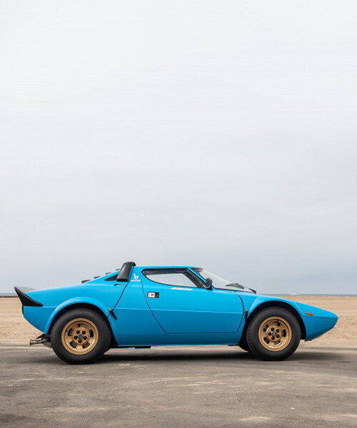 a 1975 lancia stratos HF stradale by bertone is up for auction