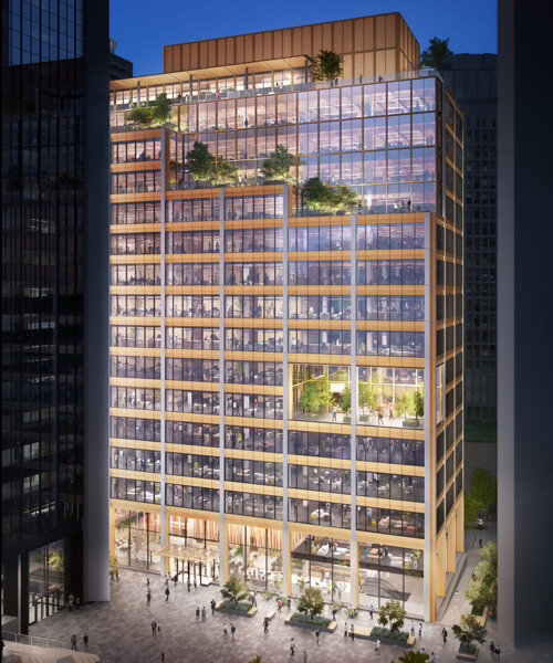 KPF to introduce hybrid mass-timber workspaces rising 260 feet in vancouver