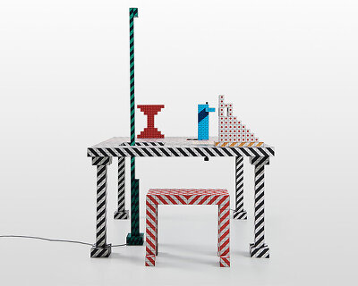 'supersuperfici' furniture collection celebrates the forty years of memphis aesthetics