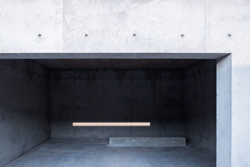 atelier david telerman carves 'mcneal 020,' a stepped pyramid descending into the desert