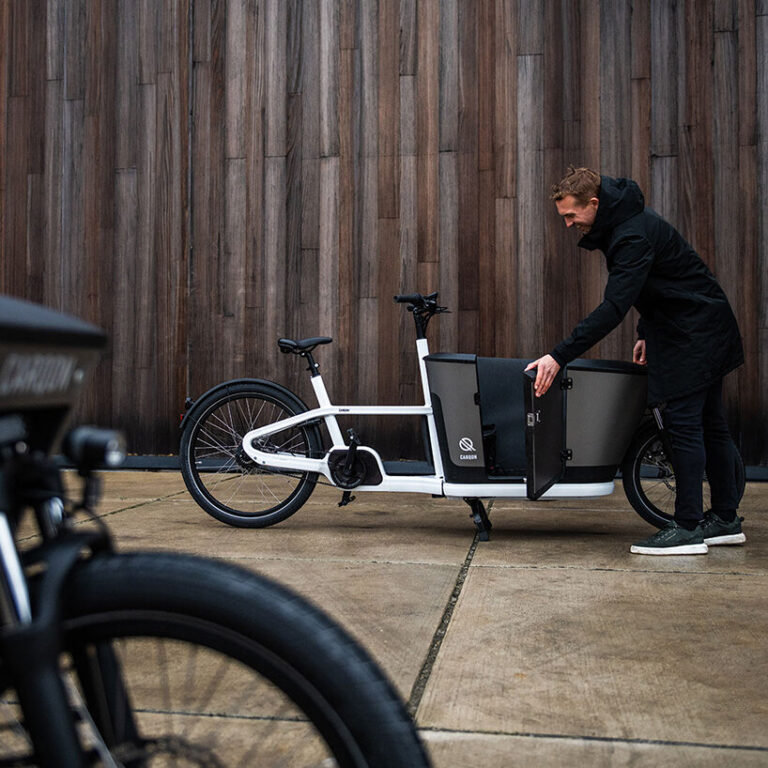 meet the first electric cargo family bike with an integrated children’s ...