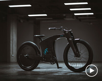 crowncruiser is a smart, high-performance e-bike with a retro look