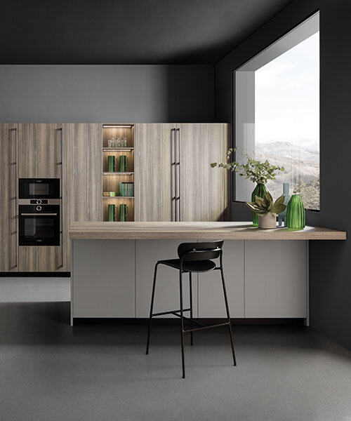 All-arounD by doimo cucine tailors kitchens using modular, sustainable system