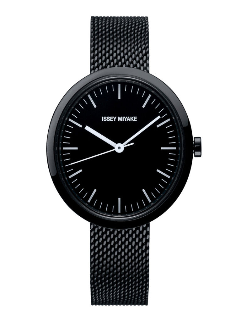 naoto fukasawa designs elegant 'ELLIPSE' watch for issey miyake