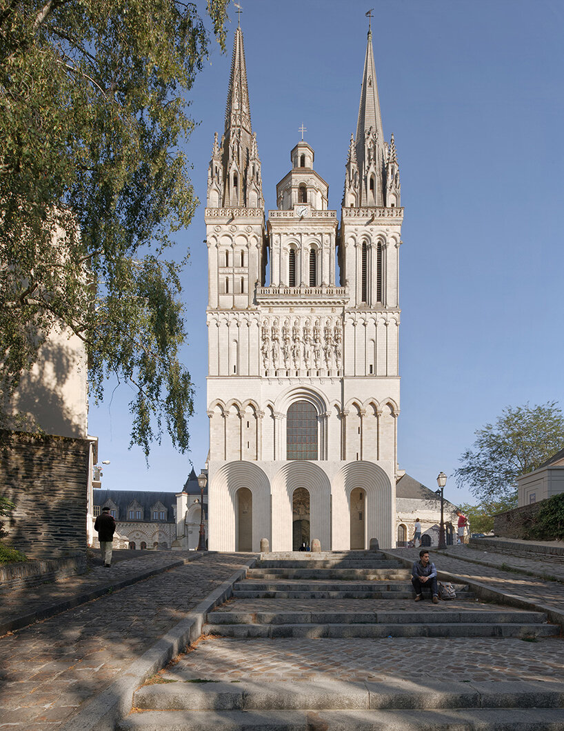 kengo kuma to preserve historic cathedral in angers, france with contemporary intervention