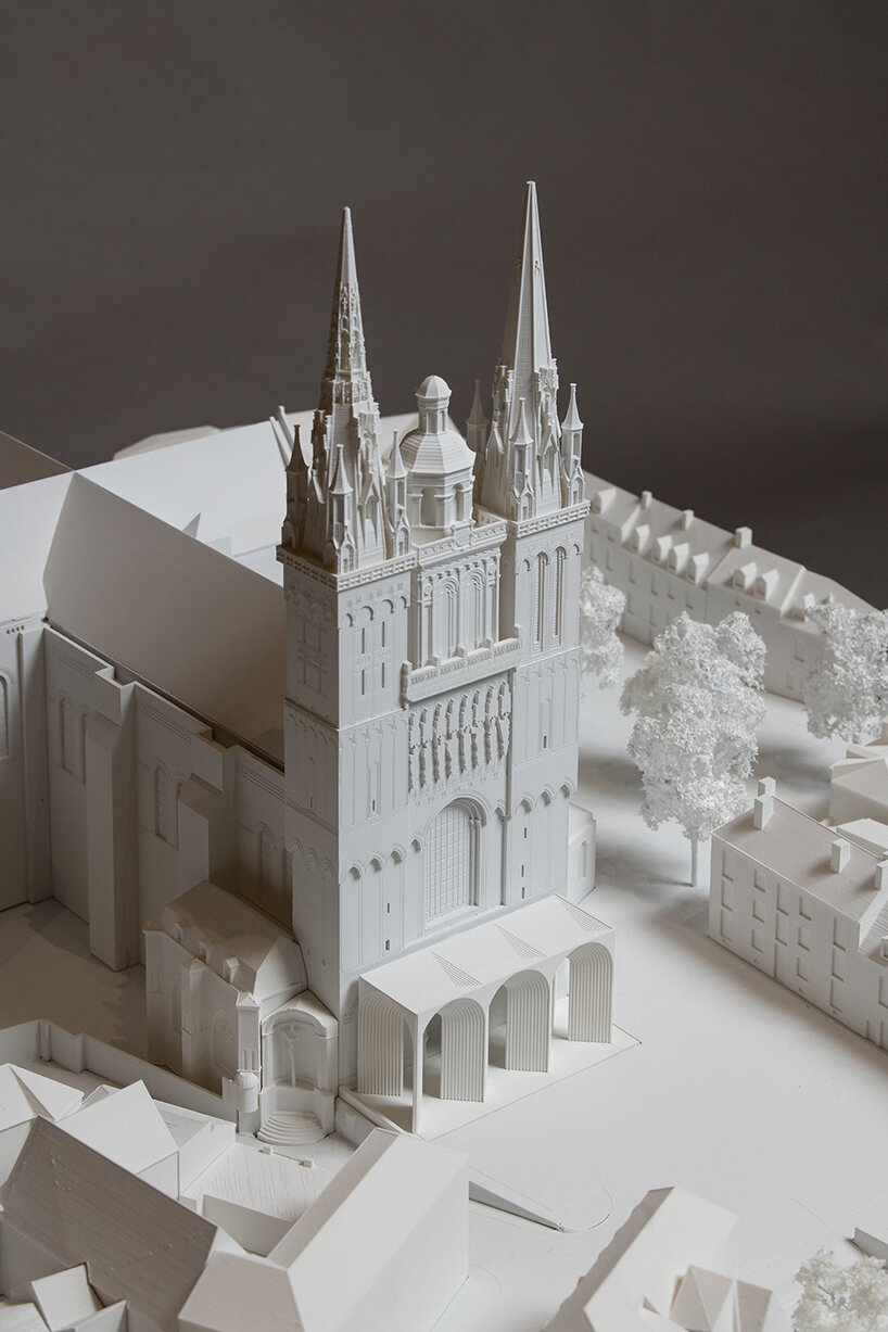 kengo kuma to preserve historic cathedral in angers, france with contemporary intervention