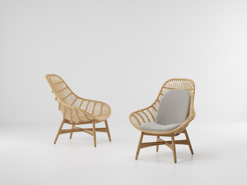 striking vertical lines define naoto fukasawa's new 'tou' chair for kettal