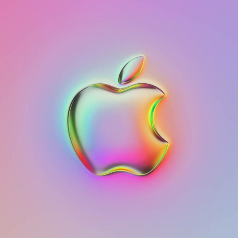 martin naumann treats famous logos with holographic chrome textures