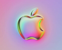 martin naumann treats famous logos with holographic chrome textures