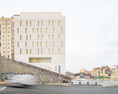 atelier stéphane fernandez celebrates marseille with 'sens' social student housing