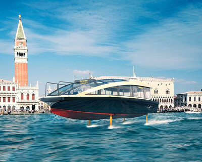 venice is sinking but flying electric boats claim to be the solution