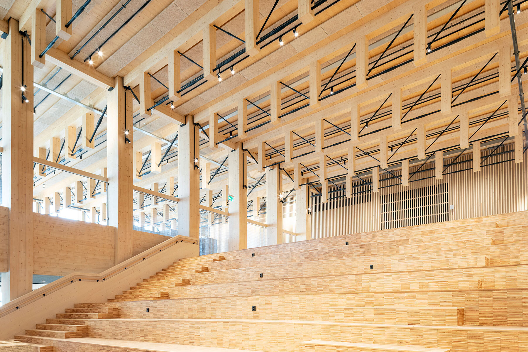 one of the world's tallest timber buildings is completed by white arkitekter