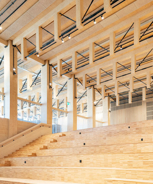 one of the world’s tallest timber buildings is completed by white arkitekter