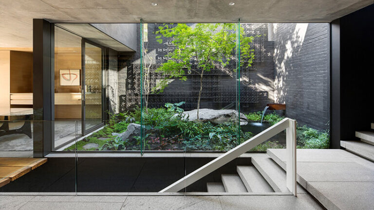 SAOTA's kloof house in cape town is capped with an inverted pyramid roof