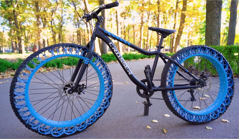 You Can Make Your Own Set Of Airless Bike Tires Using PVC Pipes, Bolts ...