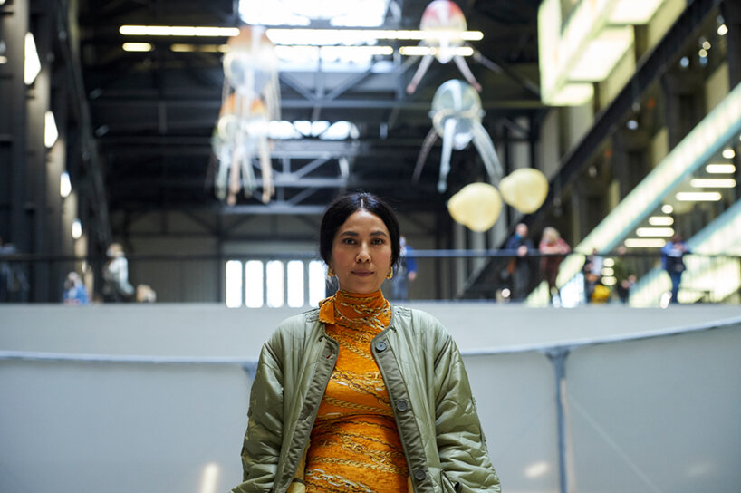 anicka yi transforms tate modern into a fragrant ecosystem of floating machines