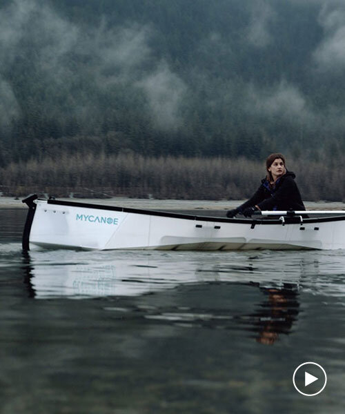 this origami fold-up mycanoe can be assembled in less than 5 minutes