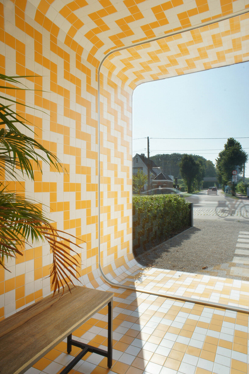 checkered office building in belgium is designed to 'stand out from the crowd'