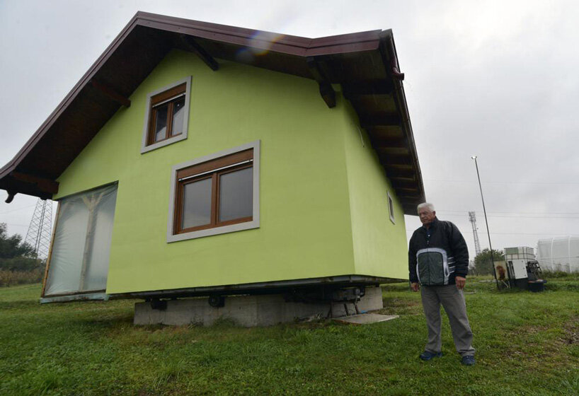 bosnian man builds a rotating house to give his wife better views