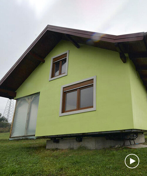 bosnian man builds a rotating house to give his wife better views