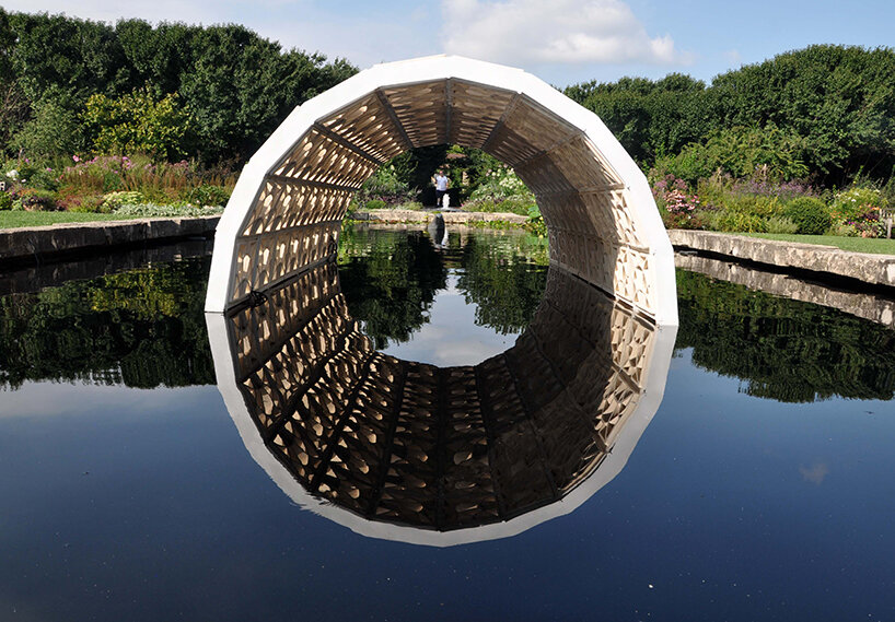 brian peters 3D prints sculptural modules for his lattice-like 'prairie cord'