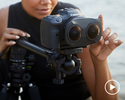 canon's dual fisheye lens brings stereoscopic 3D 180° VR vision to your shoots